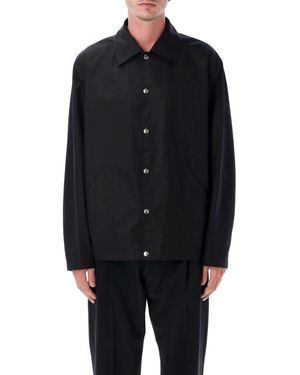Jil Sander Coats Black - Bleu