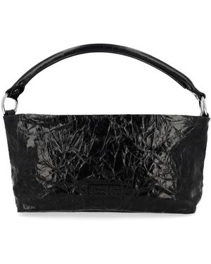 MM6 by Maison Margiela Borsa Hobo "Numeric" - Black