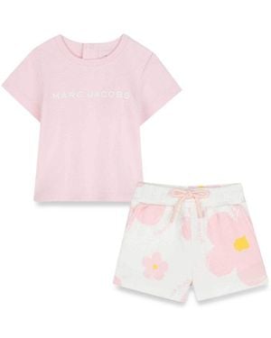 Marc Jacobs T Shirt With Shorts Set - Pink