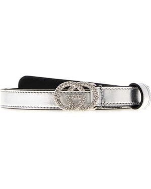 Gucci Nappa Leather Belt - White