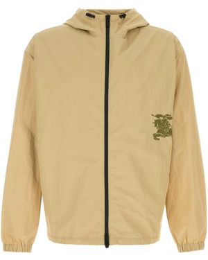Burberry Cotton Raincoat - Natural