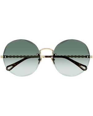 Chloé Gafas De Sol Ch0254 S 003 Oro/Verde Mujer