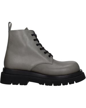 Bottega Veneta Stivaletti Uomo Pelle Grigio/Asfalto - Grey