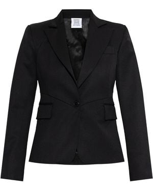 Vetements Cut-Up Tailored Jacket - Black
