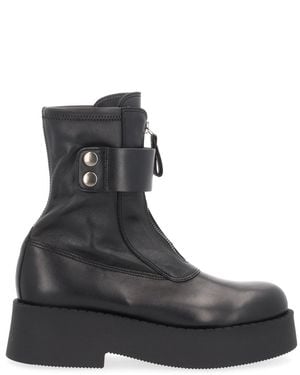 Premiata Leather Boots - Black