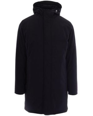 Herno Hooded Water-Repellent Parka - Blue