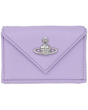 Vivienne Westwood Lilac Polyurethane Wallet - Purple