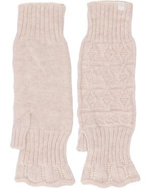 Antipast Strickhandschuhe Elfenbein - Natur