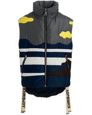 Khrisjoy 'Cactus' Gilet Multicolor - Blu