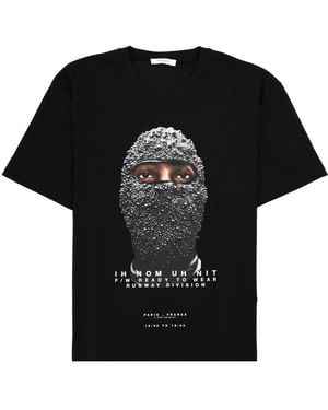 ih nom uh nit T-Shirt With Print - Black
