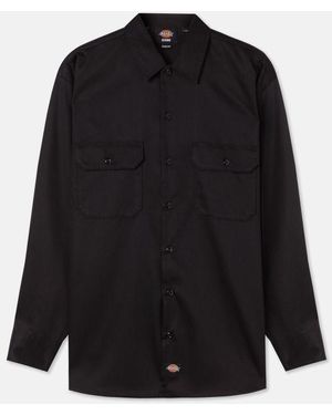 Dickies Work Shirt ls - Schwarz