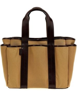Max Mara 'Garden' Shopping Bag - Brown