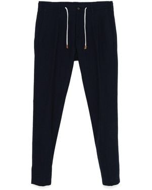 Eleventy Pleated Trousers - Blue