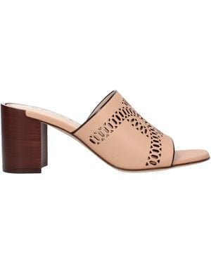 Tod's Sandals Leather - Pink