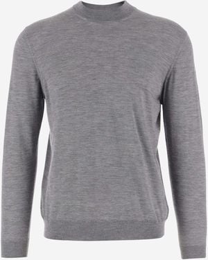 Malo Cashmere und Seidenpullover - Grau