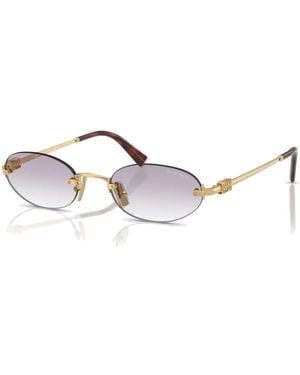 Miu Miu Mua54 S Sunglasses - Metallic