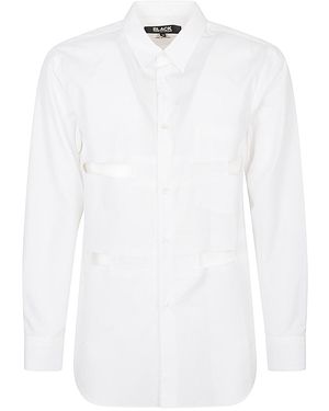 Comme des Garçons Cotton Overshirt - White
