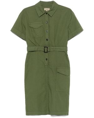 Woolrich Cotton Shirt Dress - Green