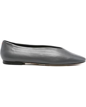 Aeyde Kirsten Nappa Leather Charcoal - Gray