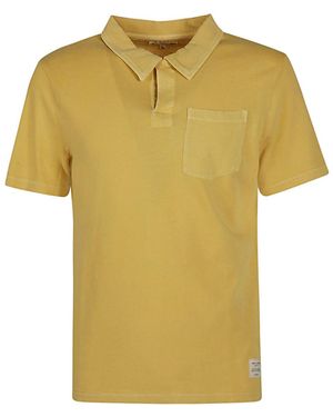 Merz B. Schwanen Organic Cotton Polo Shirt - Yellow