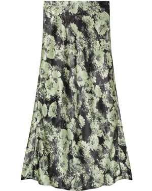 Tory Burch Flowing Midi Skirt - Grün