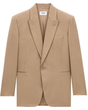 Saint Laurent Blazers - Natural