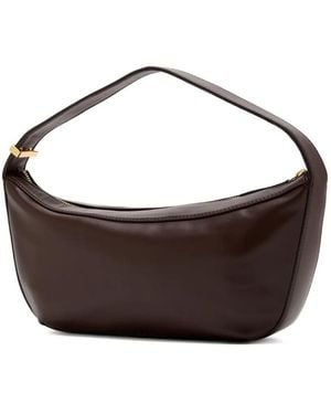 STAUD Petit sac en cuir plié - Marron