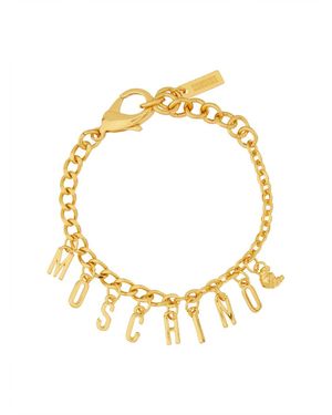 Moschino Logo -Armband - Mettallic