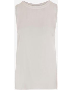 Q-WINS Sleeveless Top - White