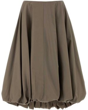 Balenciaga Balloon Skirt - Brown