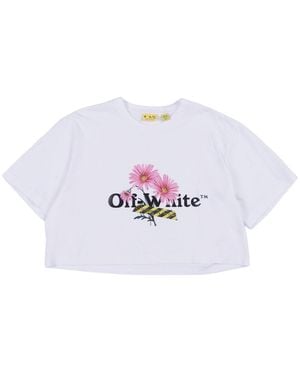 Off-White c/o Virgil Abloh Daisy Logo Box-t-shirt S/s - Wit