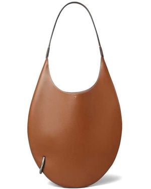 Tory Burch Pierced Shoulder Bag - Brown