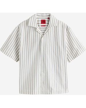 BOSS Stretch Cotton Shirt - White