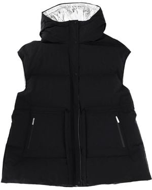 Laminar "crinkle Metallic" Vest - Black