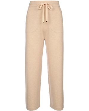 Elisabetta Franchi Trousers - Natural