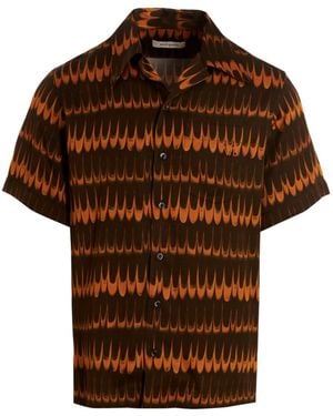 Wales Bonner Rhythm Shirt, Blouse - Brown