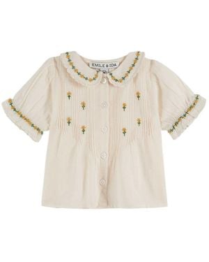 Emile Et Ida Emile & Ida Blouse Brodee - Natural