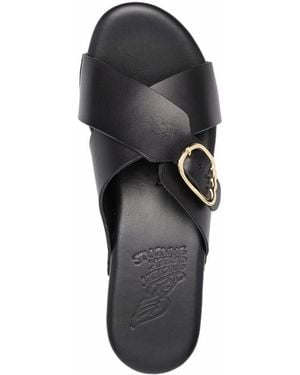 Ancient Greek Sandals Sandals - Black