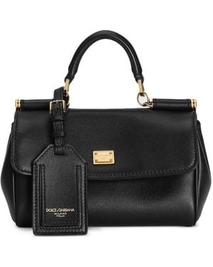Dolce & Gabbana Borsa A Mano My Sicily Mini Di - Nero
