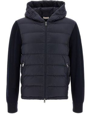 Moncler Wool Hoodie - Blue