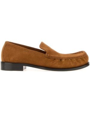Dries Van Noten Suede Loafers - Brown
