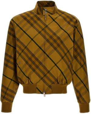 Burberry Check Print Jacket - Groen