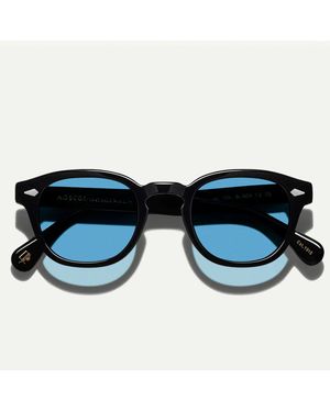Moscot Sonnenbrille Lemtosh Schwarz Schwarz/Blau Farbverlauf Unisex
