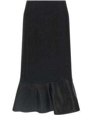 Fendi Grain De Poudre Skirt - Black