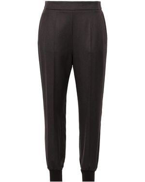 Stella McCartney Wool Tapered Trousers - Black