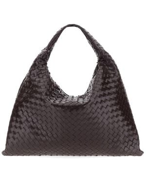 Bottega Veneta Large "Hop" Bag - Black