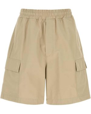 Bottega Veneta Nylon Blend Bermuda Shorts - Natural