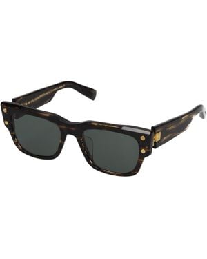 Balmain Occhiali Da Sole Donne Acetato Marrone/Leopardo - Multicolore