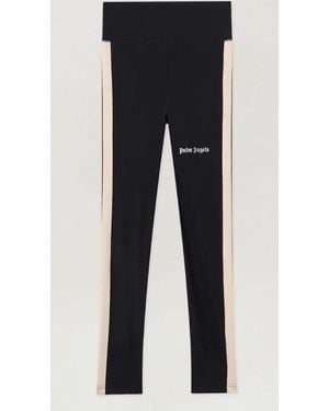 Palm Angels Leggings deportivos con logo clásico de - Azul
