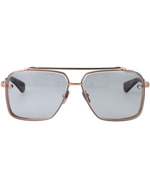 Dita Eyewear Aviator Sunglasses Dts121 02 Gld Blk - Gray